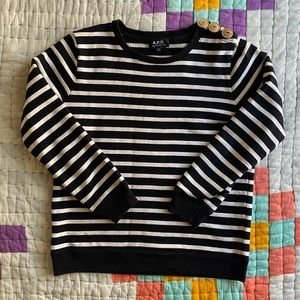 A.P.C. pull over sweatshirt - size S